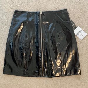 Zipper front skirt